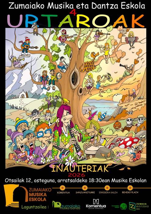 Ikuskizuna: Zumaiako Musika eta Dantza Eskolaren 'Lau urtaroak'