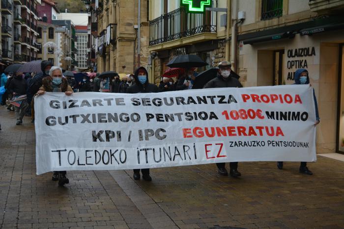 Babes handia jaso du pentsiodunen mobilizazioak