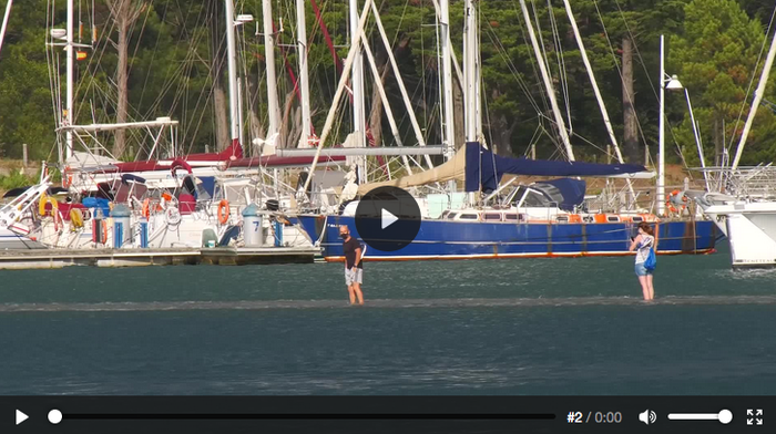 BIDEOAK. Marea biziek utzitako irudiak Orion, Zarautzen eta Zumaian
