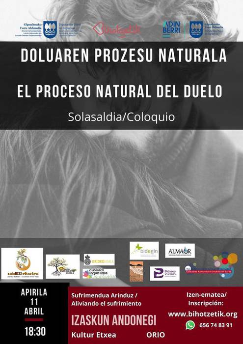 Izaskun Andonegiren hitzaldia, doluaren prozesu naturalaz