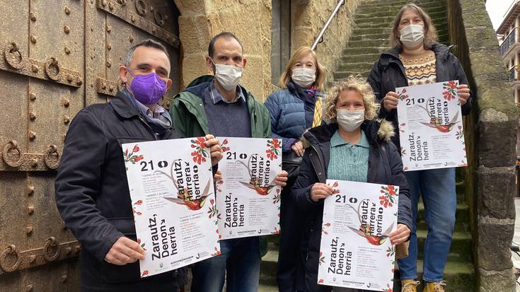 'Zarautz, Harrera Herria, Denon Herria' izenburupean, ekitaldi sorta antolatu dute hainbat elkartek