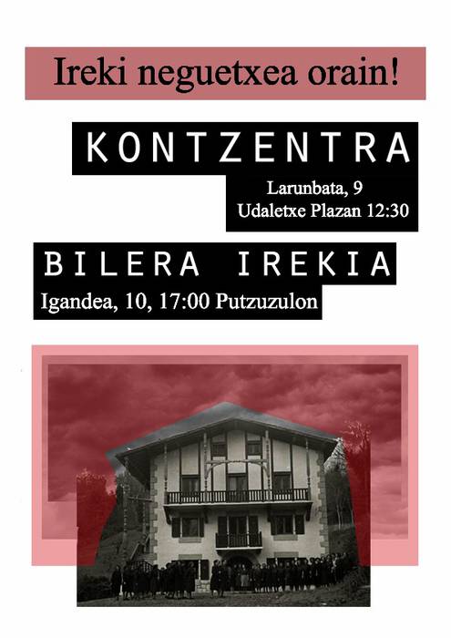 'Ireki Neguetxea orain!' dinamikari hasiera eman diote Zarautzen