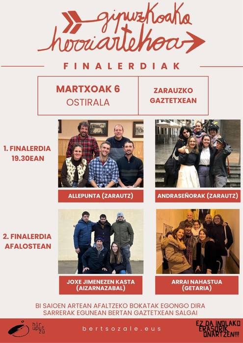 Bertsoak: Herriarteko Bertso Txapelketako finalerdiak