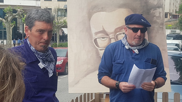 Peio Etxabe omendu dute Nikol aurrean