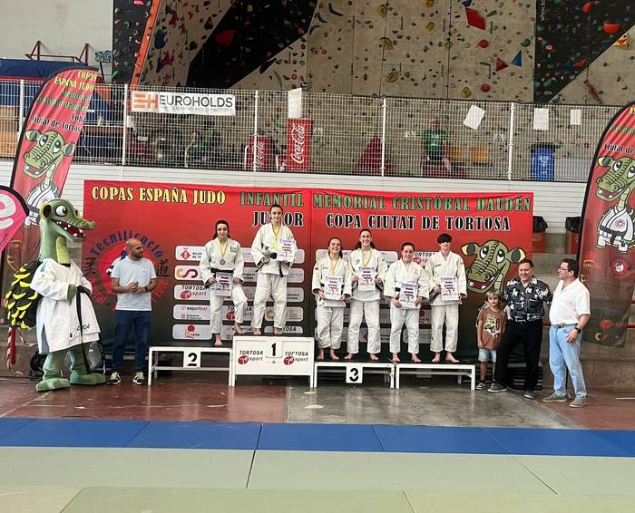 Nahia Arregi judoka azpitxapeldun geratu da Espainiako Junior Mailako Kopan