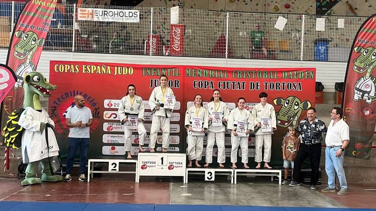 Nahia Arregi judoka azpitxapeldun geratu da Espainiako Junior Mailako Kopan