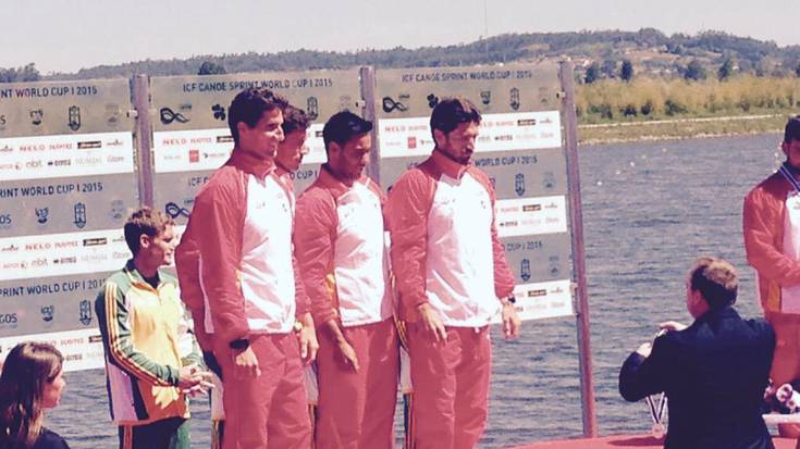 Zilarra lortu du Iñigo Peñaren K4ak Munduko Kopan