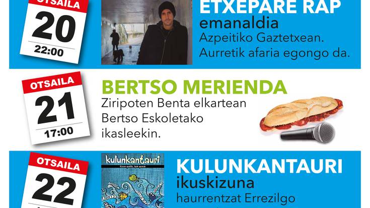 Azkoitian hasiko da gaur Bertso Astea