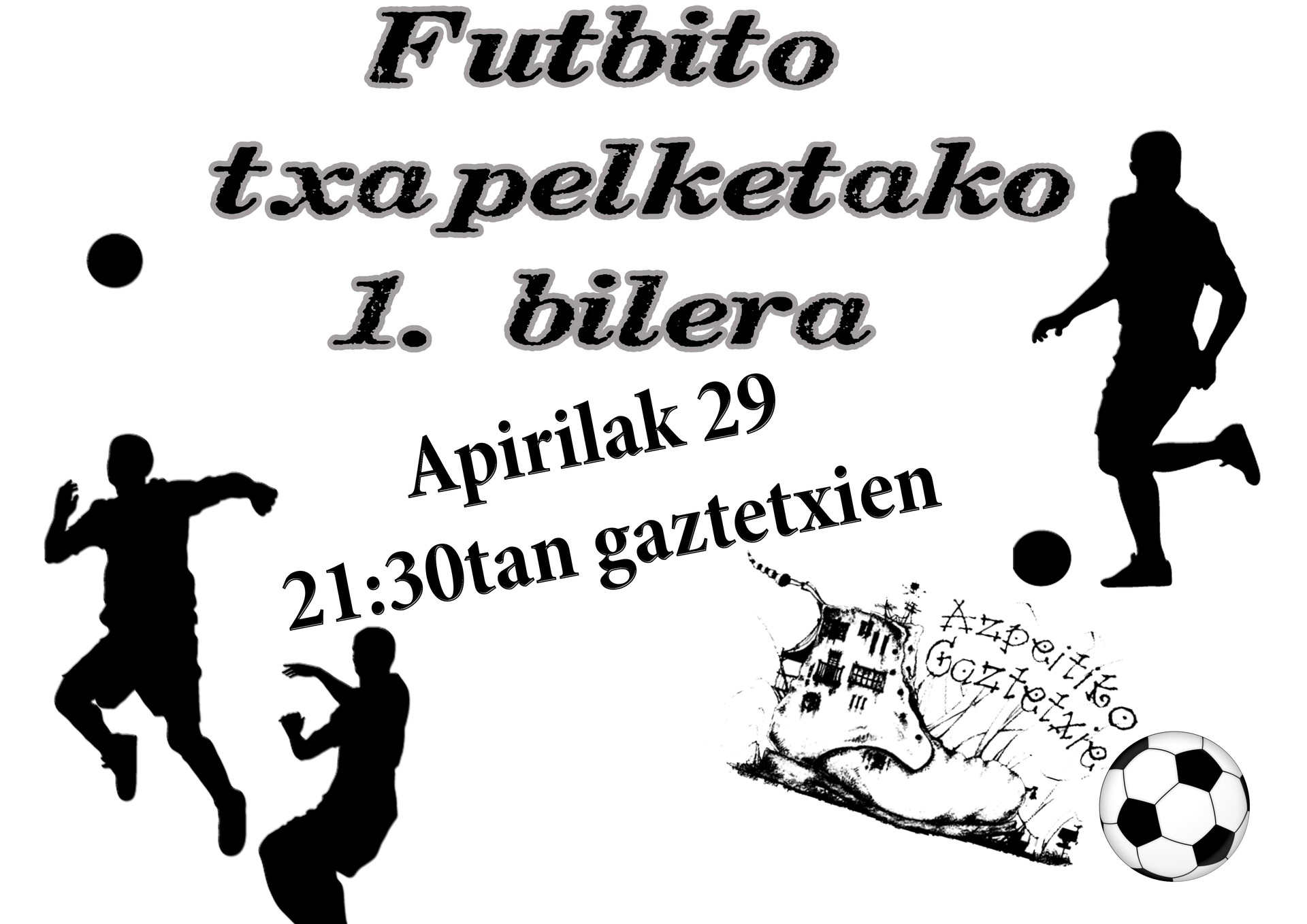 Futbito txapelketan izena emateko bilera, asteartean