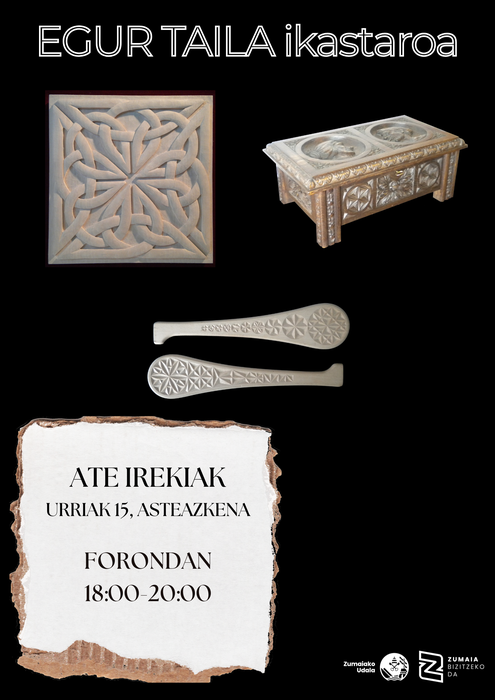Ate irekiak: Egur taila ikastaroa