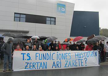 TS Fundiciones husten ari direla eta "neurri gogorrak" espero dituzte langileek