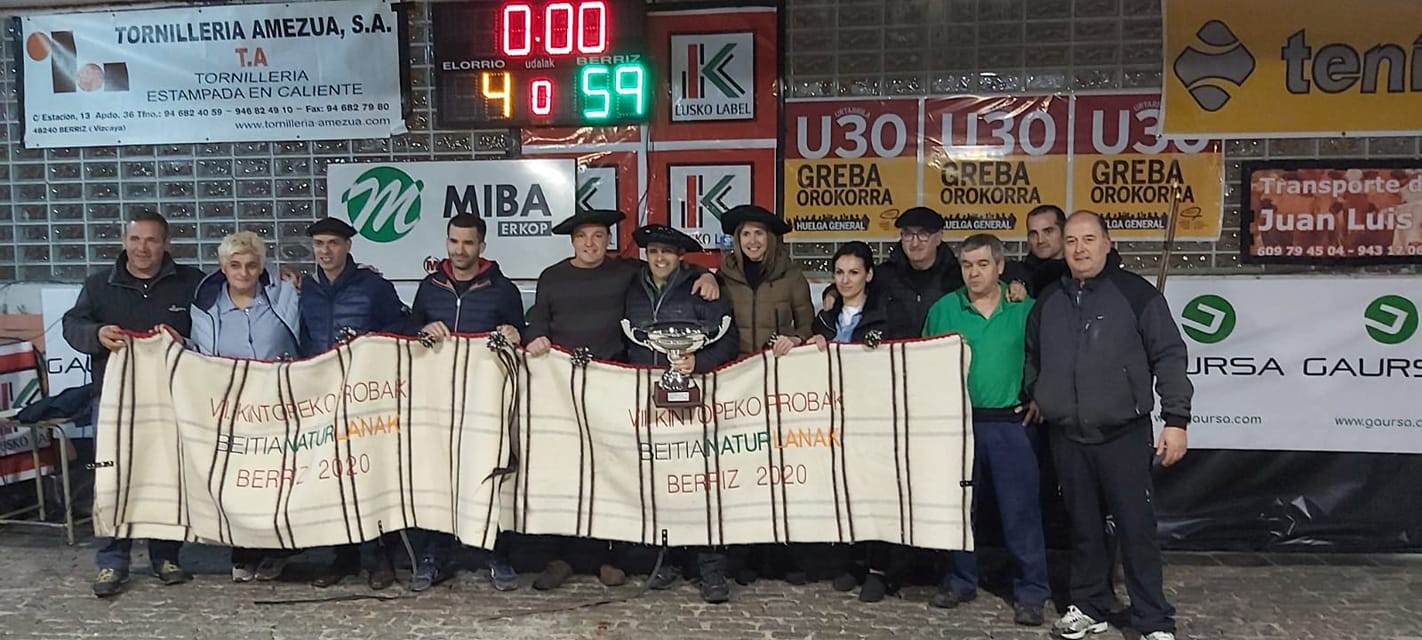 Olidenen idi pareak Berrizko kintopeko idi proba irabazi du