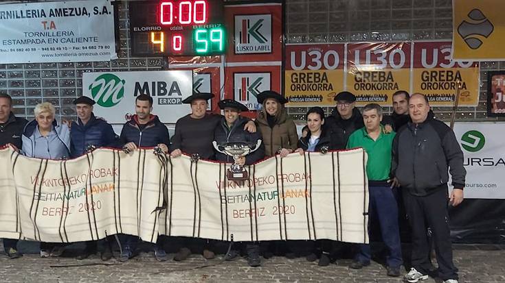 Olidenen idi pareak Berrizko kintopeko idi proba irabazi du