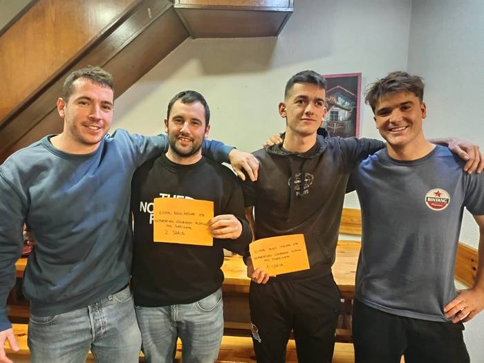 Unax Yeregi eta Aritz Gonzalez nagusitu dira Inpernupeko mus txapelketan