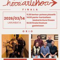 Gipuzkoako Herriarteko Bertso Txapelketa: finala