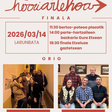 Gipuzkoako Herriarteko Bertso Txapelketa: finala