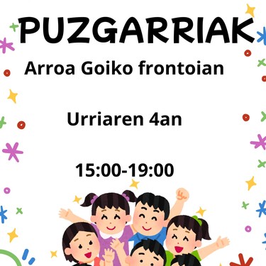 Puzgarriak Arroagoian