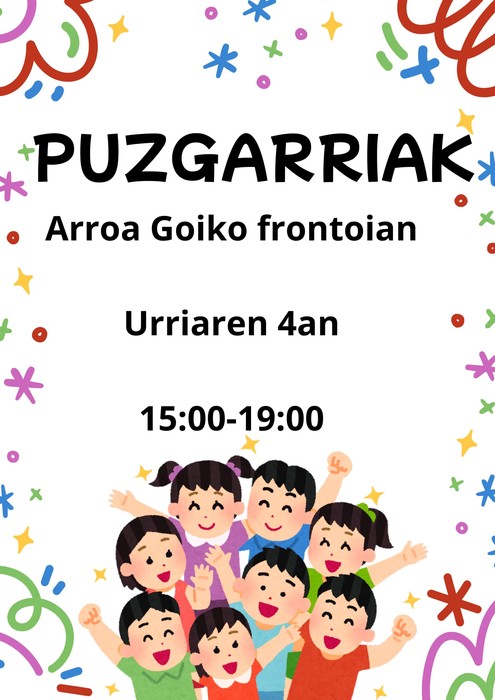 Puzgarriak Arroagoian