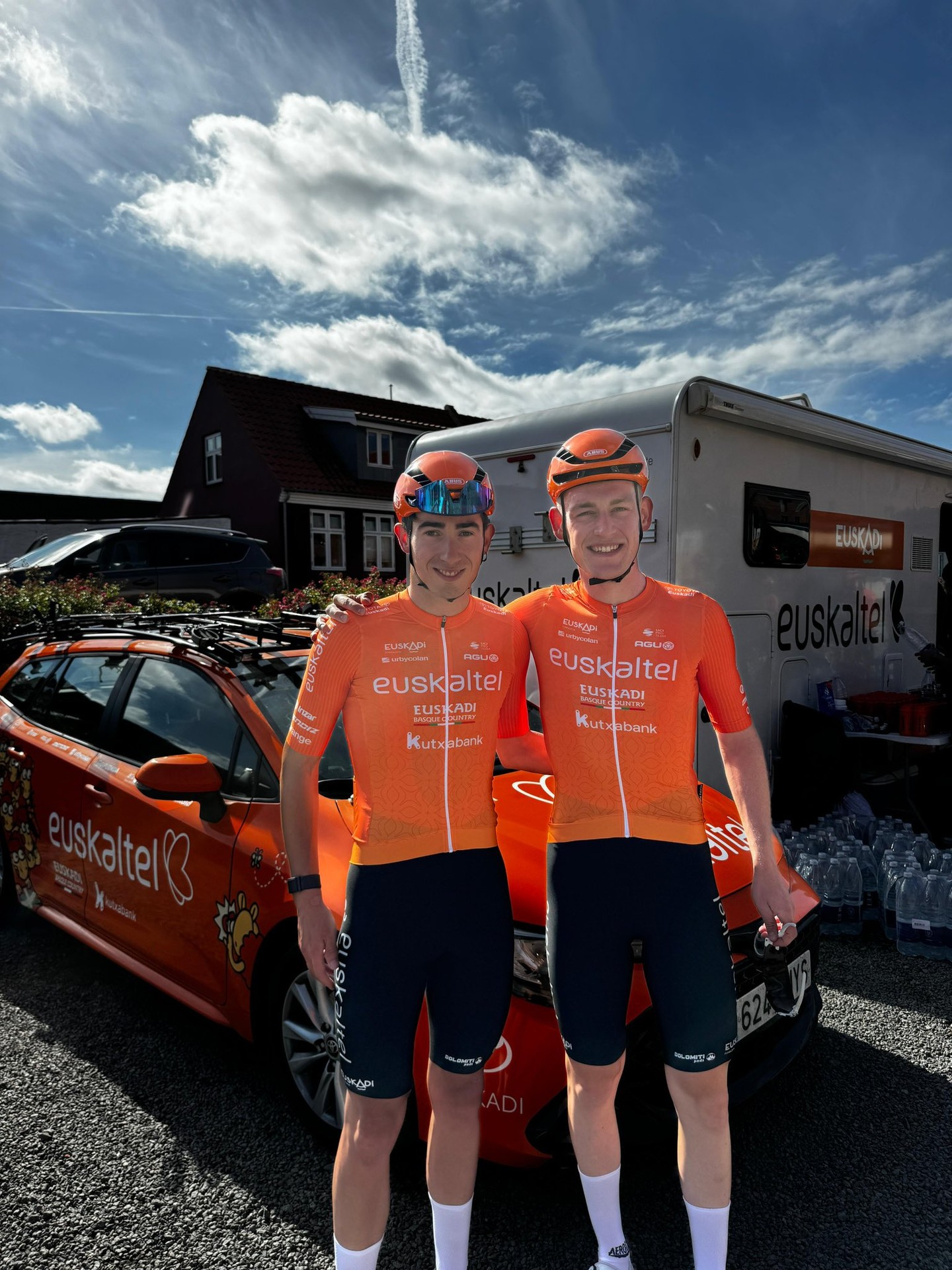 Aitor Agirrek debuta egin du gaur Euskaltel-Euskadi txirrindularitza taldearekin