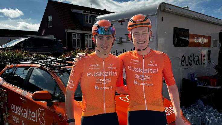 Aitor Agirrek debuta egin du gaur Euskaltel-Euskadi txirrindularitza taldearekin