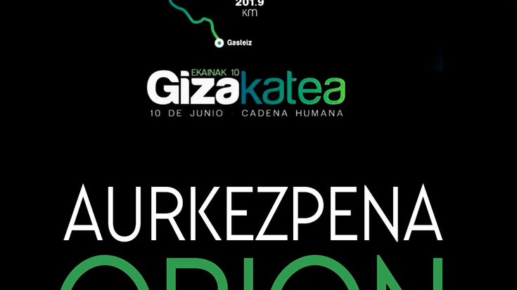 Giza Katearen aurkezpena egingo da apirilaren 26an Orioko kultur etxean