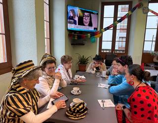 Inauterietan murgildu dira Bizipoza eguneko arreta zerbitzuko erabiltzaileak ere