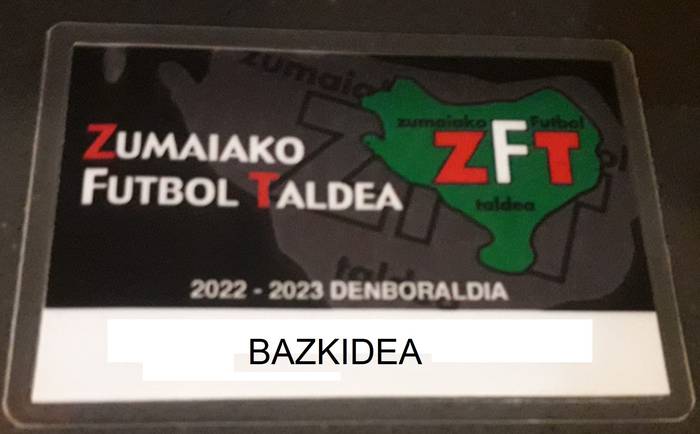 2022 -2023 Z.F.T Bazkide izateko deialdia.