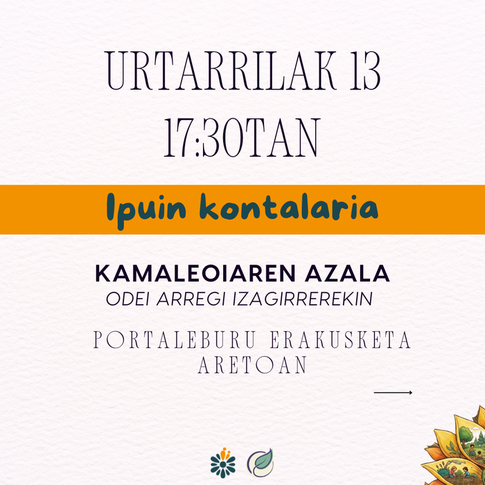 Ipuin kontaketa: 'Kamaleoiaren azala'