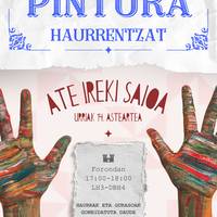 Ate irekiak: Oinarrizko pintura tailerra haurrentzat