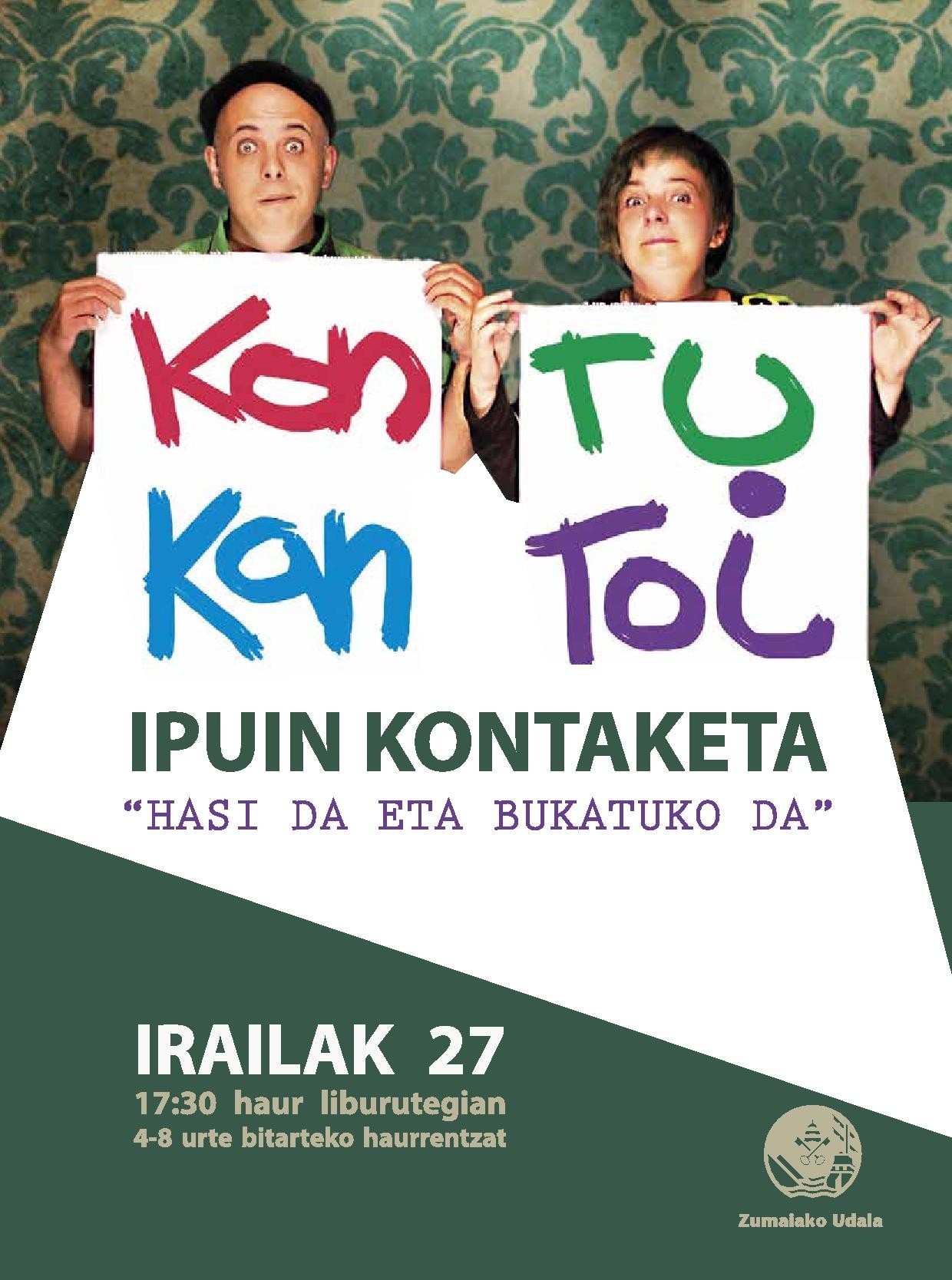 Ipuin kontaketa emanaldia gaur haur liburutegian