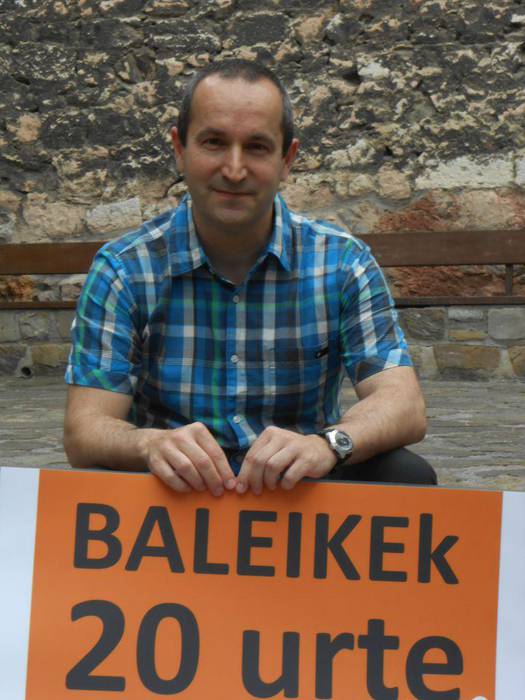 Xabier Azkue, Baleikeko lehendakaria: "Herriari esker egin dugu aurrera, eta geure ekarpena egin nahi diogu"