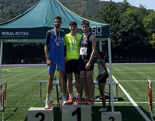Brontzezko dominak lortu dituzte Aranbarrik, Boschek eta Nuinek Gipuzkoako Atletismo Txapelketan