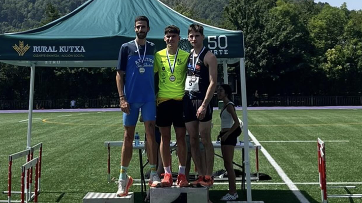 Brontzezko dominak lortu dituzte Aranbarrik, Boschek eta Nuinek Gipuzkoako Atletismo Txapelketan