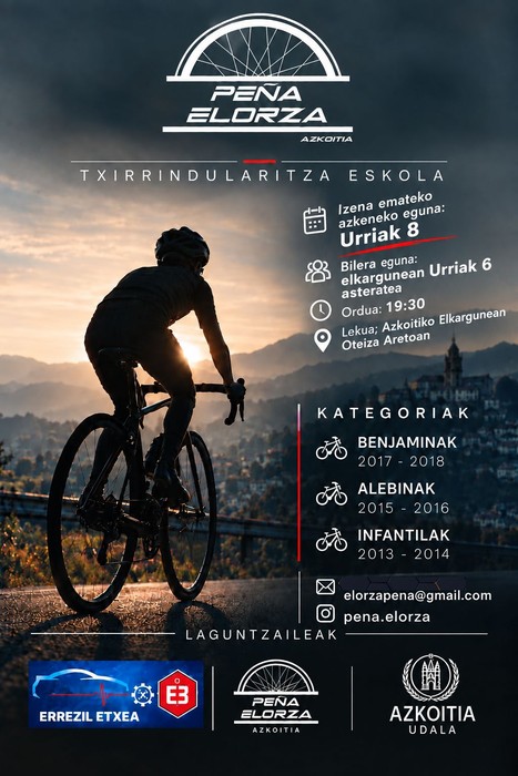 Bilera: Peña Elorza txirrindulari taldea