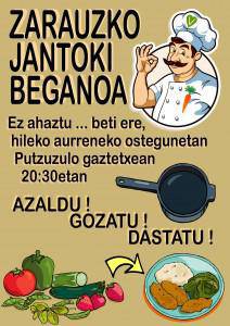 Jantoki beganoa izango da bihar Zarauzko gaztetxean