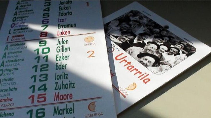 Seaskako egutegiak salgai daude Herri Eskolan eta Ilargi tabernan