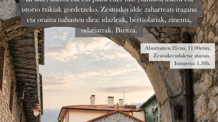 Bisita gidatua: Zestoako gune historikoa