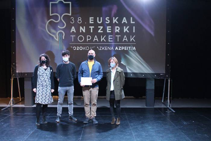 'Antigone edo ezetzaren beharra' antzezlanarentzat izan da 38. Euskal Antzerki Topaketetako Ikusleen Saria
