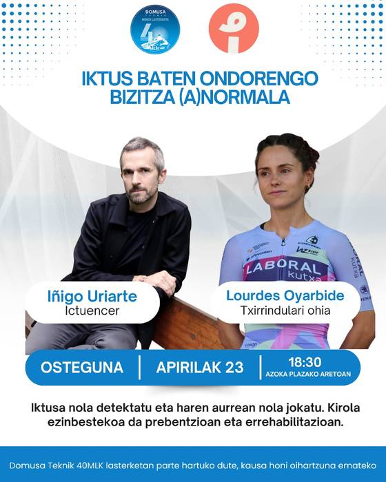 Hitzaldia: 'Iktus baten ondorengo bizitza (a)normala'