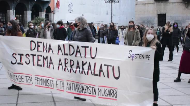 Emakumearen Nazioarteko Egunaren harira, manifestazio eta elkarretaratzeak egin dituzte eskualdean