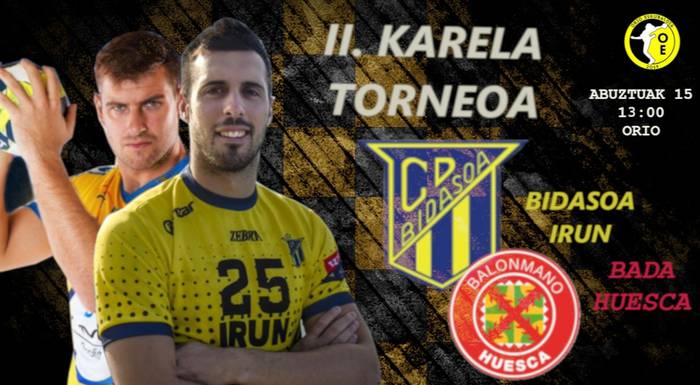 Bidasoa Irun eta Bada Huesca lehiatuko dira Orioko II. Karela Torneoan