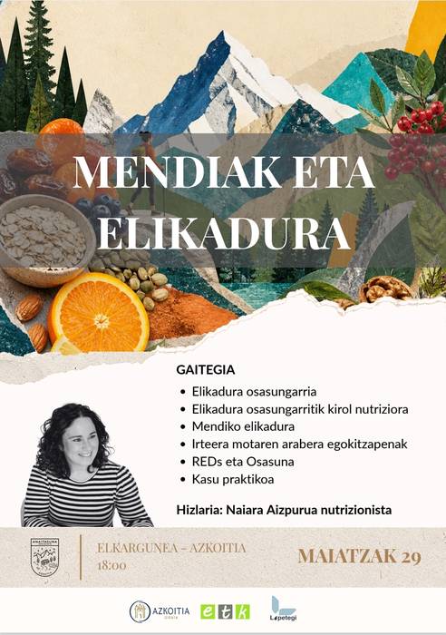 Hitzaldia: 'Mendiak eta elikadura'