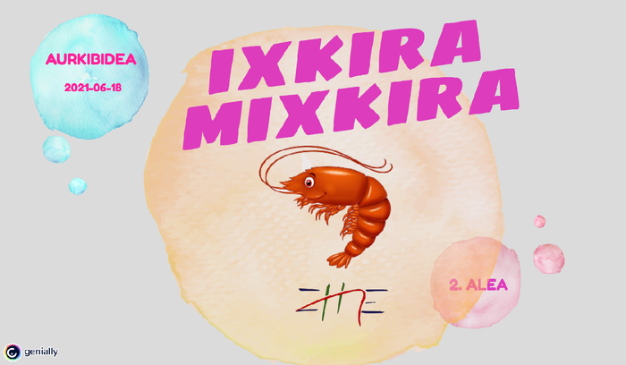 Adi! 'Ixkira Mixkira' aldizkari berrituaren 2. alea atera da