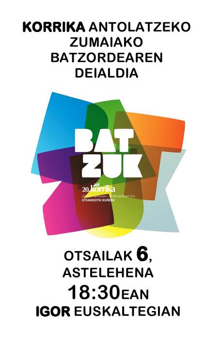 Korrika antolatzeko bilera
