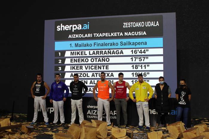 Mikel Larrañaga, Eneko Otaño eta Julen Alberdi Txikia IV.a sailkatu dira finalerako