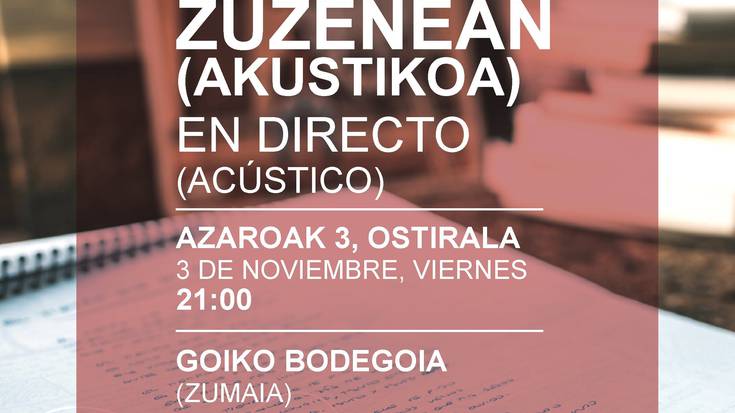 'Sin mala intencion' taldearen kontzertua Goikon