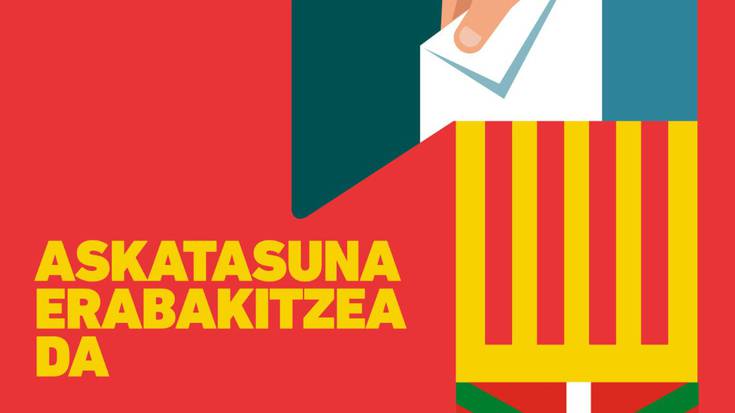 Kataluniako erreferendumaren urteurrena dela eta, elkarretaratzea deitu dute