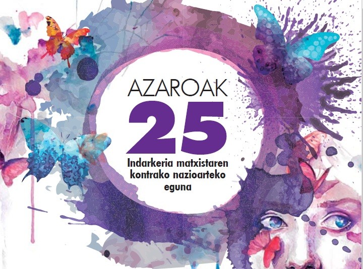 Indarkeria Matxistaren Aurkako Nazioarteko Egunaren bueltako egitaraua jakinarazi du Udalak