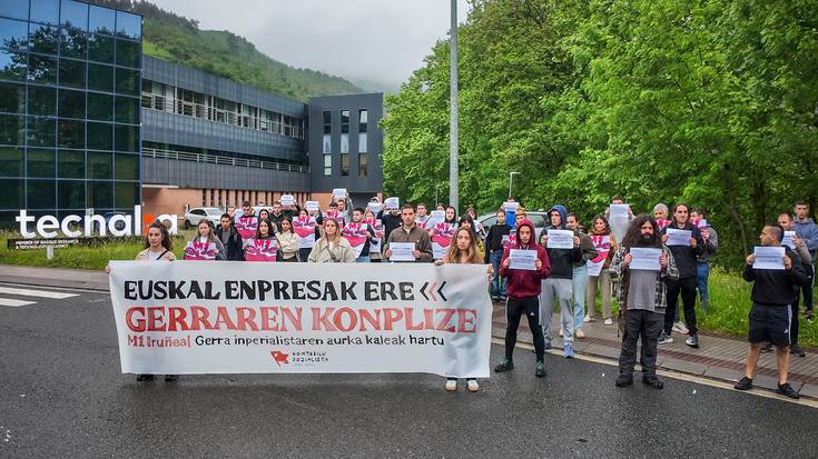 Maiatzaren Lehenaren bezperetan, "enpresak gerraren konplize" direla salatu du Kontseilu Sozialistak