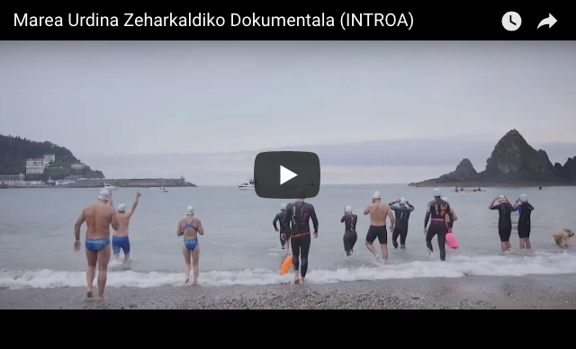 Marea Urdina itsas zeharkaldiaren inguruko dokumentalaren aurrerapena, argitara
